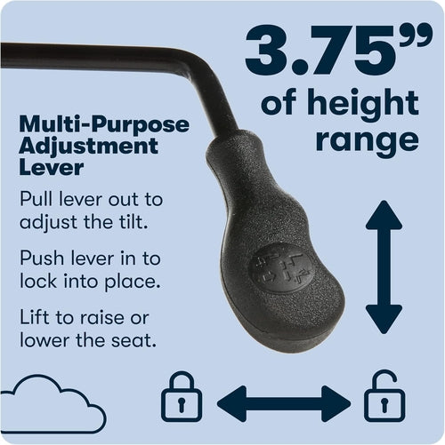 Silla ejecutiva Fairbanks Luxe con respaldo alto en color coñac