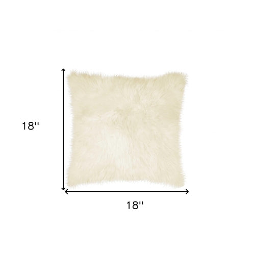 Cojín de piel de oveja gris 