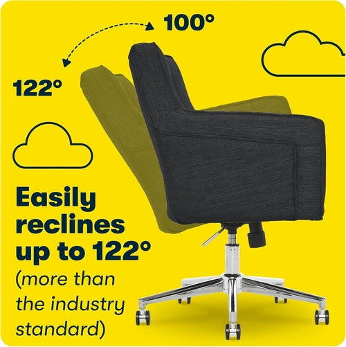 Bürostuhl aus Memory-Schaumstoff im Stil der Mitte des 20. Jahrhunderts