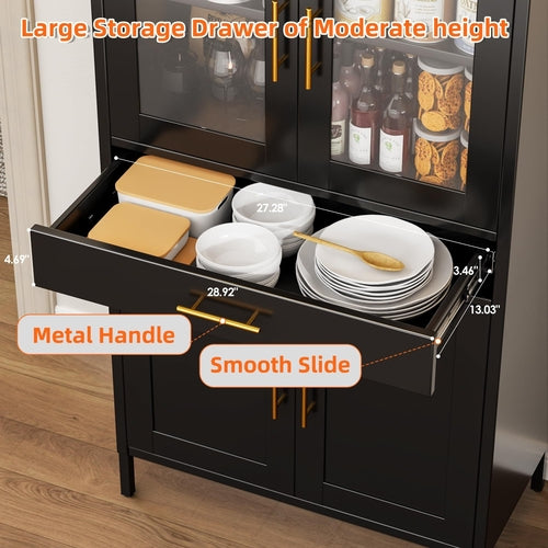 Vitrina alta arqueada 