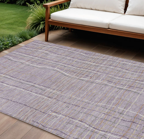 Alfombra lavable a rayas para interior y exterior 