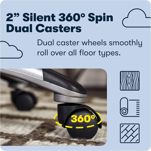 Silla ejecutiva Fairbanks Grand: asiento de oficina grande y alto de cuero con respaldo alto