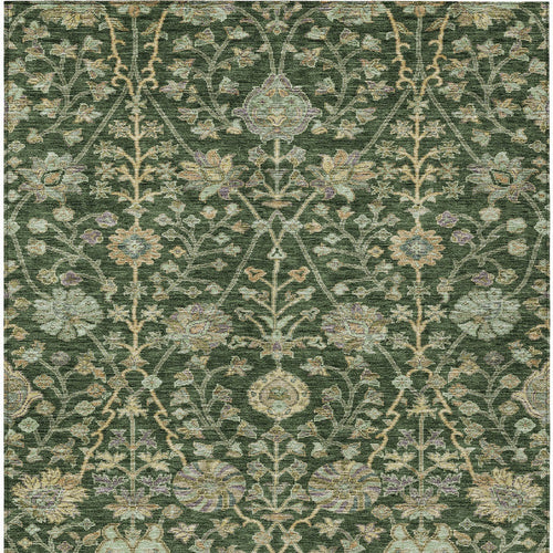 Alfombra lavable floral para interior y exterior 