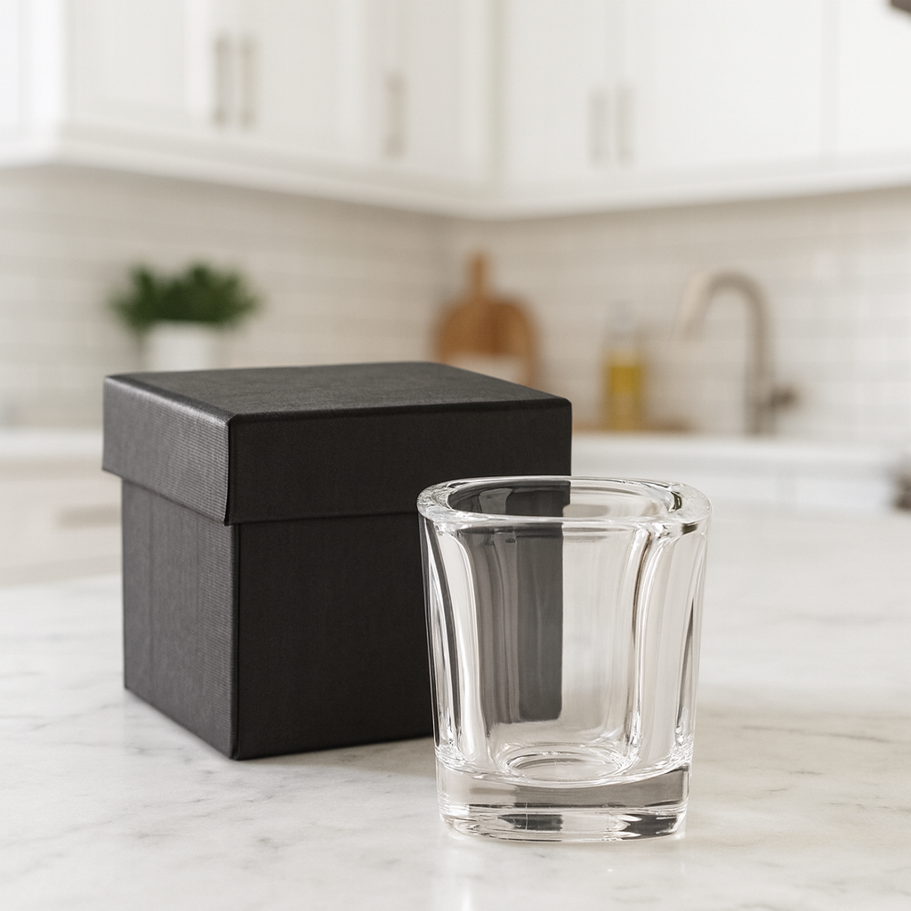 Schnapsglas mit einem Fassungsvermögen von 1,5 Unzen