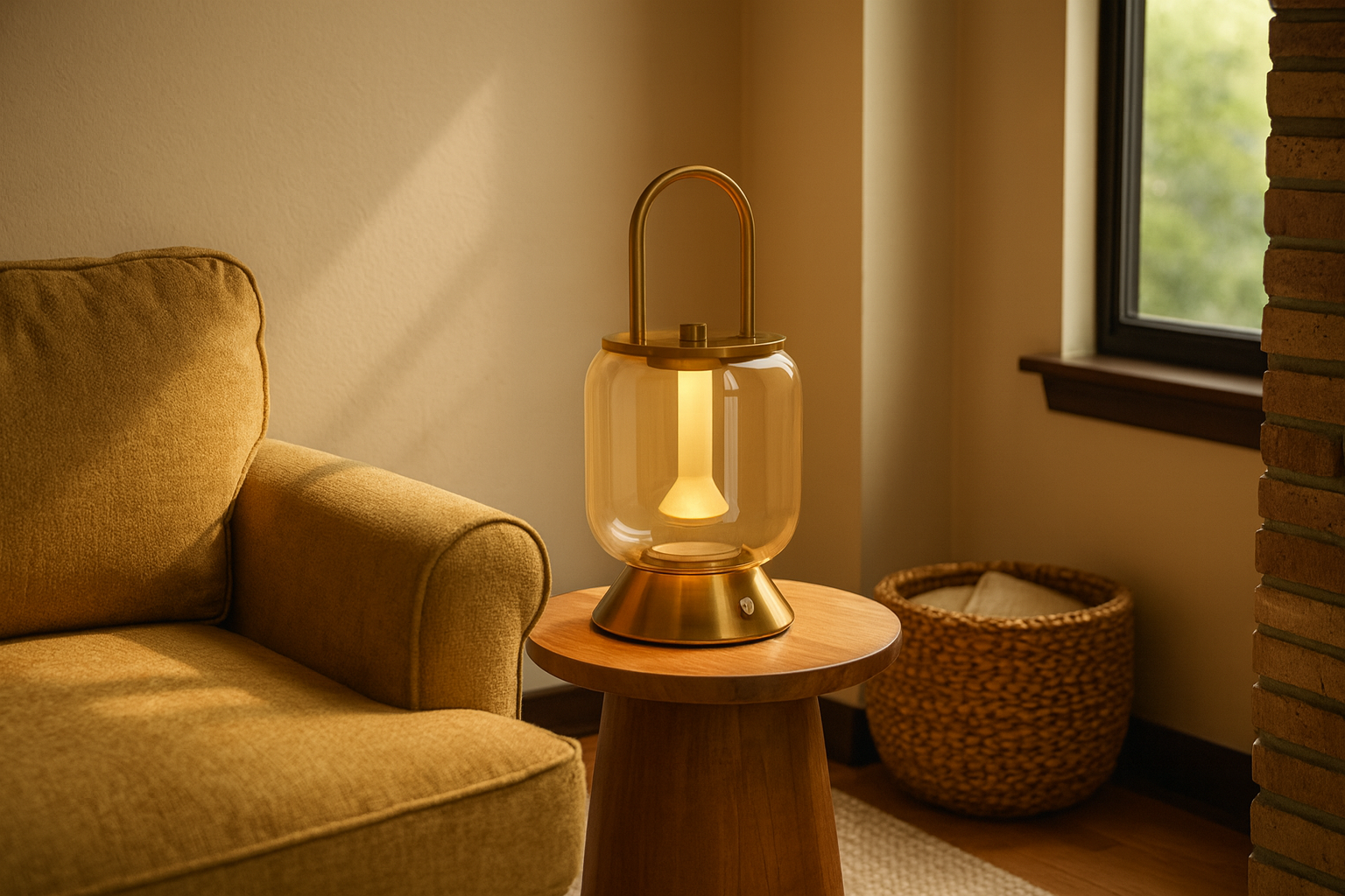 Lámpara táctil LED recargable que cambia de color 