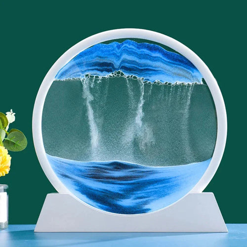 Arte de arena 3D de aguas profundas