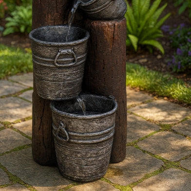 Cascade Haven Solar Fountain