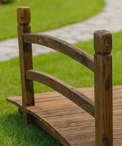 Brookhaven Rustic Garden Bridge