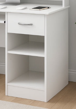 Escritorio de trabajo blanco contemporáneo