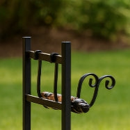 Forgecrest Stahl-Brennholz-Organizer-Set