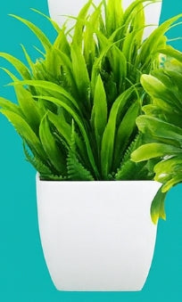 Set de 8 miniplantas Luxe Greenery: Plantas artificiales en maceta