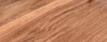 Rundes Serviertablett aus Hearthwood mit Eisengriffen