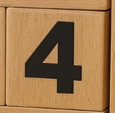 Brauner Blockkalender