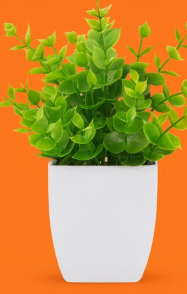 Set Botánico Verdant Duo Petite: Plantas artificiales en maceta (juego de 2), multicolor