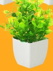 Set botánico en miniatura Luxe Evergreen: Plantas artificiales en maceta (juego de 10)