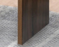 Escritorio Harborline en forma de L con estantería modular — Madera natural