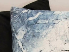 Abstract Watercolor Square Throw Pillow