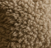 Cojín de lujo de piel sintética color champán 