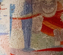 Jardinera de cerámica mediana para suelo 