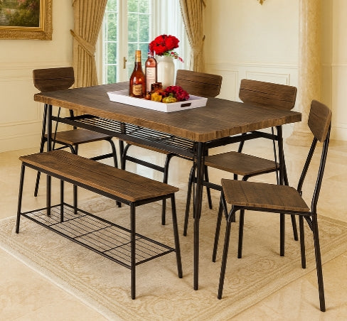 Modena 6-teiliges Esszimmer-Set