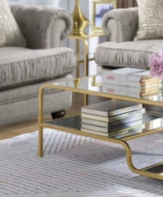 Mesa de centro de cristal Aurelia