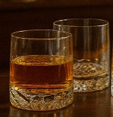 Mundgeblasenes europäisches Kristallkaraffe und Trinkglas-Set – Fünfteilige Kollektion