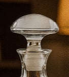 Mundgeblasene, bleifreie Kristall-Whiskykaraffe – 1 Liter Fassungsvermögen 