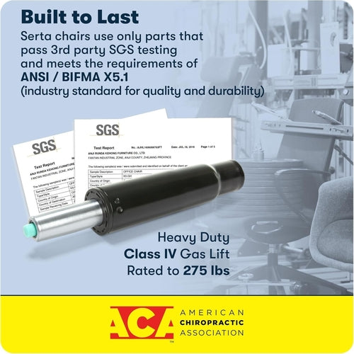 Silla ejecutiva Fairbanks Grand: asiento de oficina grande y alto de cuero con respaldo alto