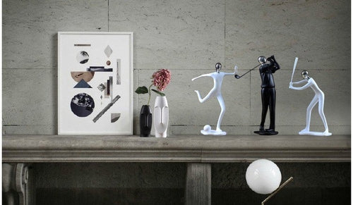 Figura de resina con silueta de Momentum