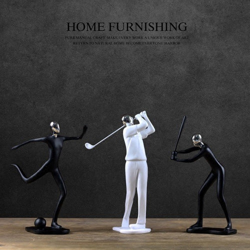 Figura de resina con silueta de Momentum