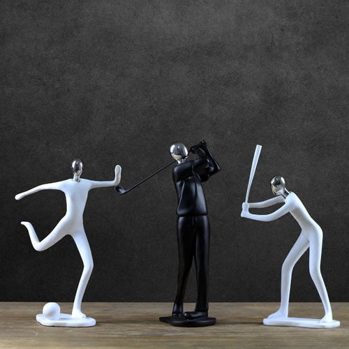 Figura de resina con silueta de Momentum