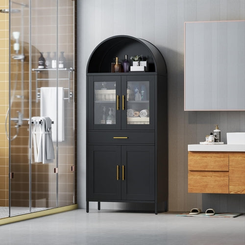 Vitrina alta arqueada 