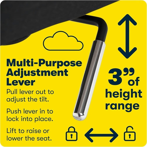 Bürostuhl aus Memory-Schaumstoff im Stil der Mitte des 20. Jahrhunderts