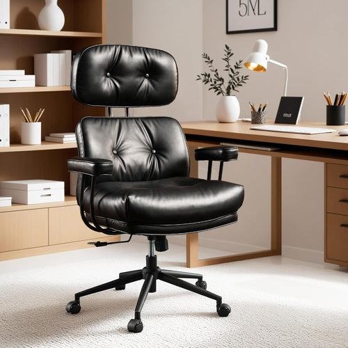 Form Luxe Ergonomischer Bürostuhl aus Leder