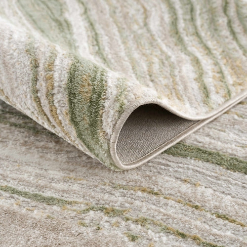 Alfombra abstracta de mármol verde 